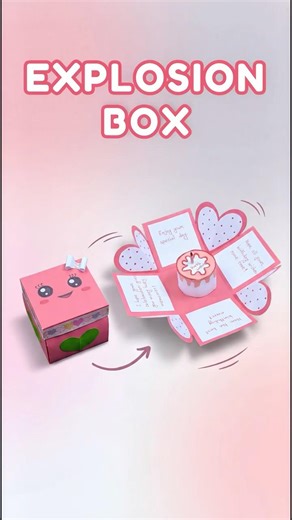 Explosion Box 🎁 DIY Gift Idea #shorts