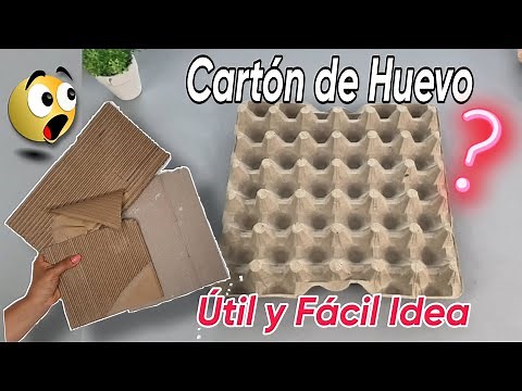 Make this for your kitchen! | Useful idea with egg cartons | Craft with egg cartons | Egg holder