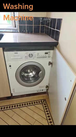 Instalación de lavadora Bosch integrada