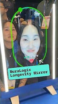 The Verge’s senior reviewer, Victoria Song, tries out Nuralogix’s Longevity mirror. #CES2026