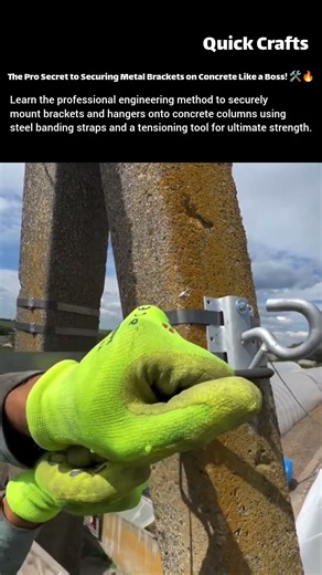 Mastering concrete column bracket installation technique!