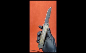 【美国微技术Microtech】亚克力大龙，M390刃材 DLC涂层，水滴头设计，独特魅力！