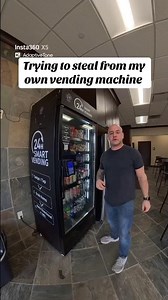 We tried stealing from our own vending machines and none worked. #aivending #hahavendingmachine