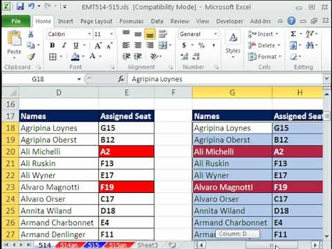 Excel Magic Trick 514: Conditional Formatting Duplicate Values (3 Methods)