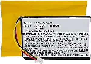 1100mAh Battery for Garmin 361-00056-01010-01211-01 Nuvi 53LMT Nuvi 65 Nuvi 65LM 6" Nuvi 53 Nuvi 65LM Nuvi 53 Nuvi 65LM New