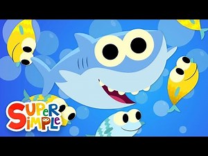 Baby Shark | featuring Finny The Shark | Super Simple Songs | kids rhymes | lia cha cha rhymes