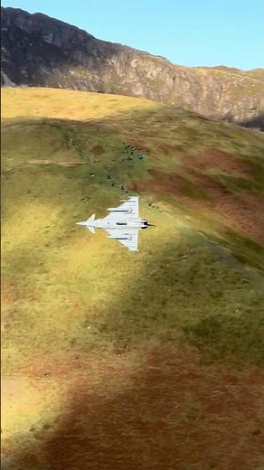 The Mach Loop Wales, Great Sounding Typhoons Flying Through The Loop.
