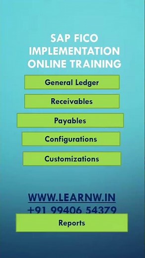 sap fico implementation training online