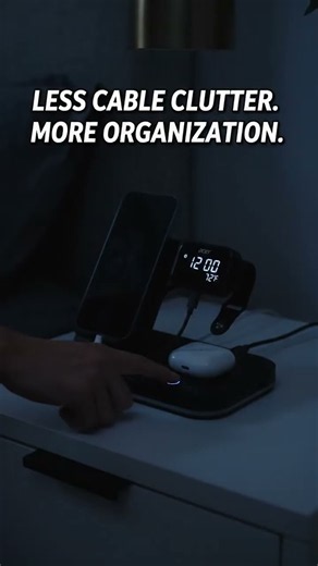 STOP Using Separate Chargers! This 3-in-1 Station Does It ALL!#shorts