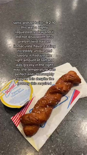 Delicious Sonic Pretzel Twist Review