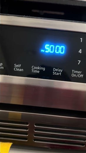 Setting Clock on Samsung Stove/Oven