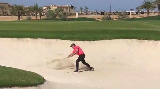 WATCH: Sergio Garcia's shocking bunker meltdown at Saudi International