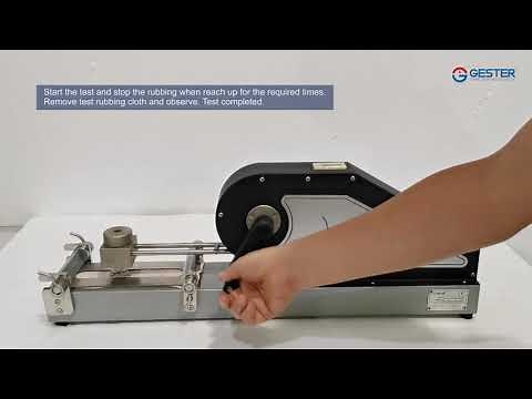 Crockmeter Rubbing Fastness Tester crock meter test