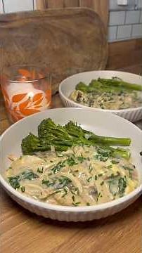 Chicken & Mushroom one pot white lasagne