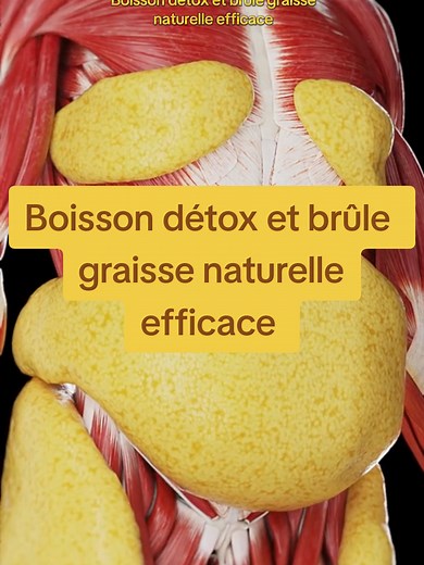 Boisson Détox et Brûle Graisse Naturelle Efficace