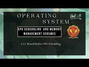 3.3.5 Round Robin CPU Scheduling | CS405 |