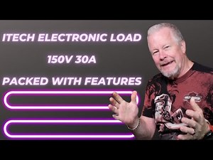 Itech Programmable DC Electronic Load 150V 30Amp Packed with Features IT8511G+ #IT8500G+ #IT8512G+
