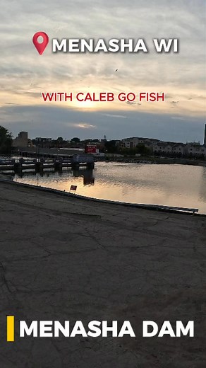 Menasha Dam Spillway September 2025 #Wisconsin #fishing #waderfishing #damfishing #walleye #drumfishing | Caleb Brown