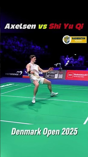 Shi Yu Qi vs Viktor Axelsen 😱 Denmark Open 2025 #badmintonhighlights #axelsen #jonatanchristie