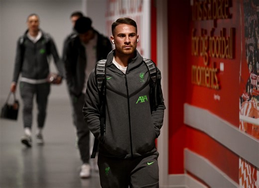 Alexis Mac Allister says Mohamed Salah asked him to do something more often vs Brighton today