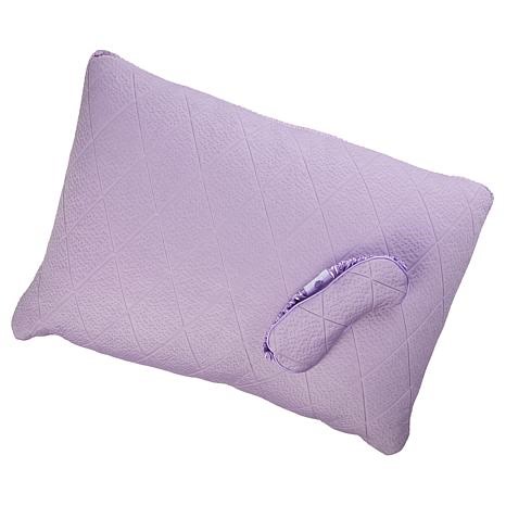 Joy CleanBoss 5-Star Hotel Luxe Comfort Pillow with Eye Mask | HSN
