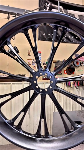 Powder Coating Wheels Gloss Black and Purple #wheels #powder coating er