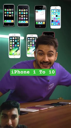 Testing iphone 1 to iphone 10 #shorts