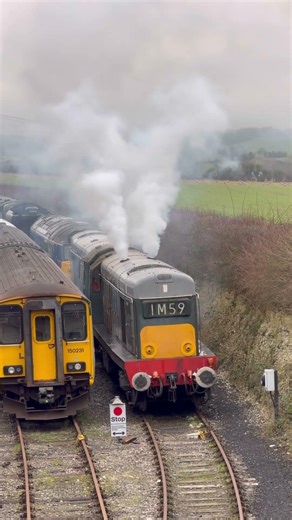 BR Class 20 D8188 being cold started in preparation to be added to the 1500 service #watercressline