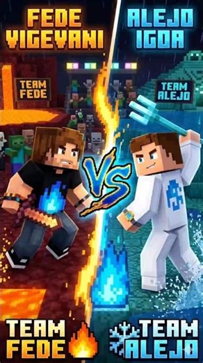 ¿ALEJO DESTROZA a FEDE? en Minecraft 💀 #minecraft #shorts #pvp