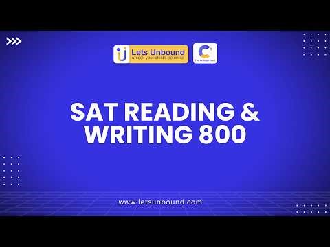 SAT Reading & Writing 800: Strategies for a Perfect Score