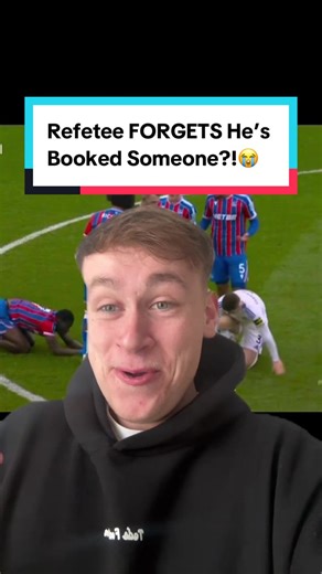 When Referees Forget Bookings in Football