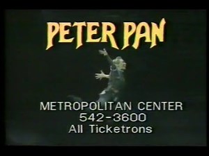 Peter Pan - Sandy Duncan - Boston (1981) TV Commercial