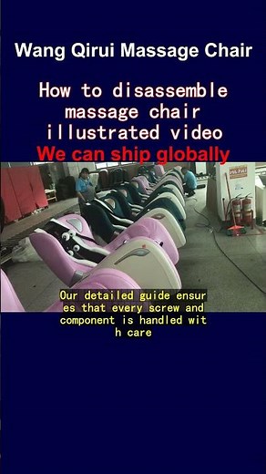 How to disassemble massage chair illustrated video