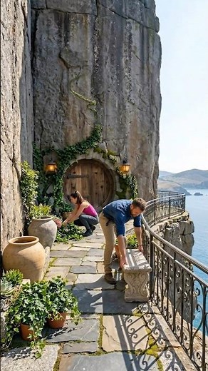 We Carved a Modern Dream Home into an Abandoned Mountain! #building #travel