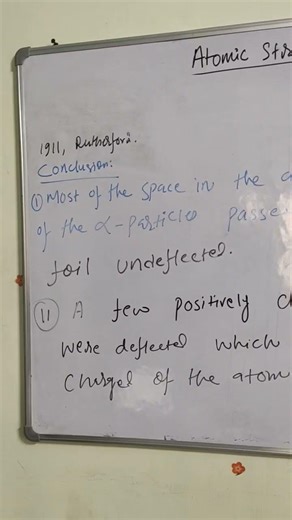 Rutherford model #chemistry