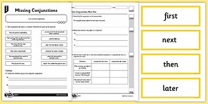 Time Connectives & Conjunctions KS2 Resource Pack