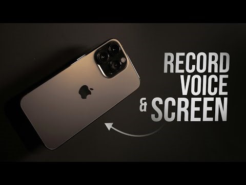 How to Record Voice and Screen on iPhone (tutorial)