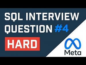 Meta/Facebook SQL Interview Questions & Answers For Data Scientist/Data Analyst | #4