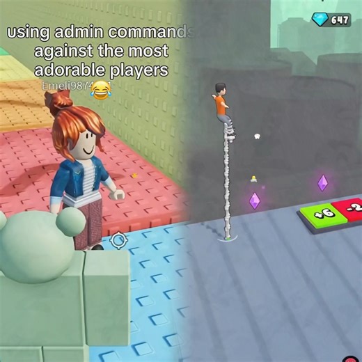 USING ADMIN COMMANDS ON THE WORST PLAYER in ROBLOX #roblox #memes
