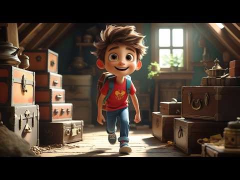 The Map in the Attic | Kids Adventure Song | Cartoon Story for Children