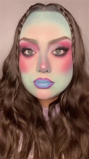 color randomizer picks my makeup challenge #shorts