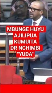 MBUNGE WA CCM AJILIPUA KUMITA DR NCHIMBI "YUDA" NAIBU SPIKA SILO AINGILIA KATI "jielekeze kwenye hoj