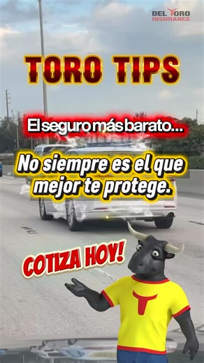 Toro Tips 🚗💡 El seguro más barato no siempre es el que mejor te protege. Lo importante no es pagar menos hoy, sino estar bien cubierto cuando realmente lo necesitas. En Del Toro Insurance te ayudamos a encontrar el balance perfecto entre precio y protección, según tu auto y tu realidad. 📞 Cotiza hoy y maneja con tranquilidad. #deltoroinsurance #distinctive #franchiseopportunities #torotips #segurodeauto autoseguro protegetuauto segurosusa manejatranquilo | Del Toro Insurance