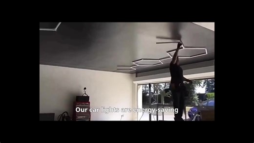 LED Hexagonal Honeycomb Ceiling Light for Gym