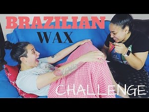 Extreme Brazilian Wax Challenge! | FIRST TIME WAXING 😂