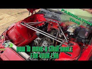 How to Make A Strut Tower Bar / Brace For Any Car easy