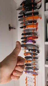 How I store my knives #knives #knife #edc