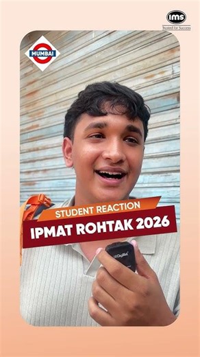 “Paper was actually pretty easy!” 👀🔥 #ipmatrohtak #studentreaction