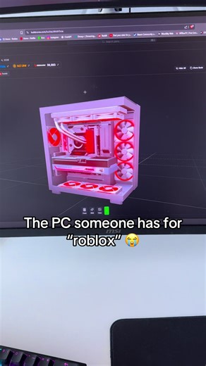 The PC someone has for “roblox” 😭😭 #gamingpc #buildcores #roblox #pcbuild #custompc