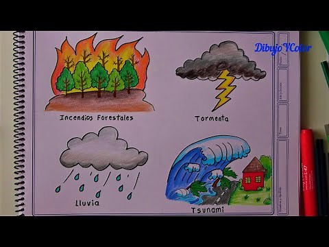 Dibujando los DESASTRES NATURALES / drawing natural disasters